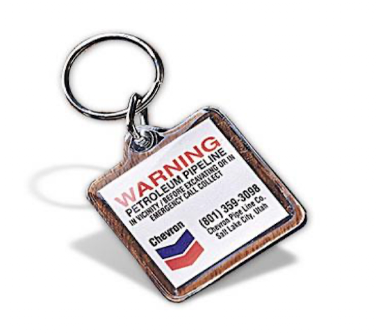 Llavero Acrílico Full Color - Cuadrado