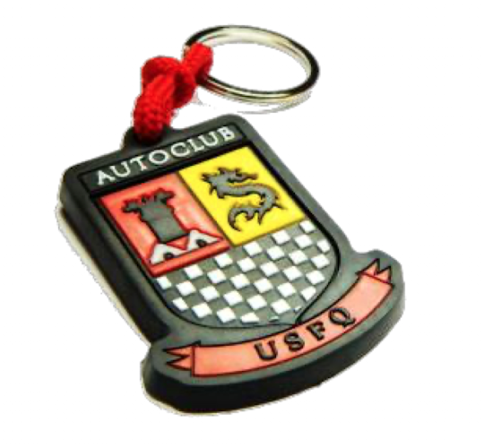 Llavero PVC Flexible 3D - 5 Colores