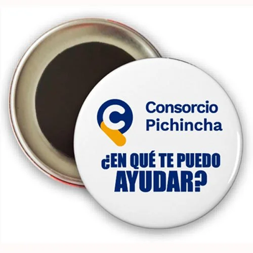 Botón Redondo 7,5 cm con Imán