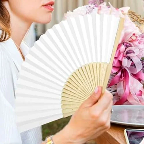 Abanico tipo español Madera / Papel