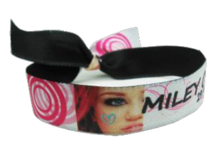 Pulsera Tela Damasco Full Color 15 mm - Respaldo Negro