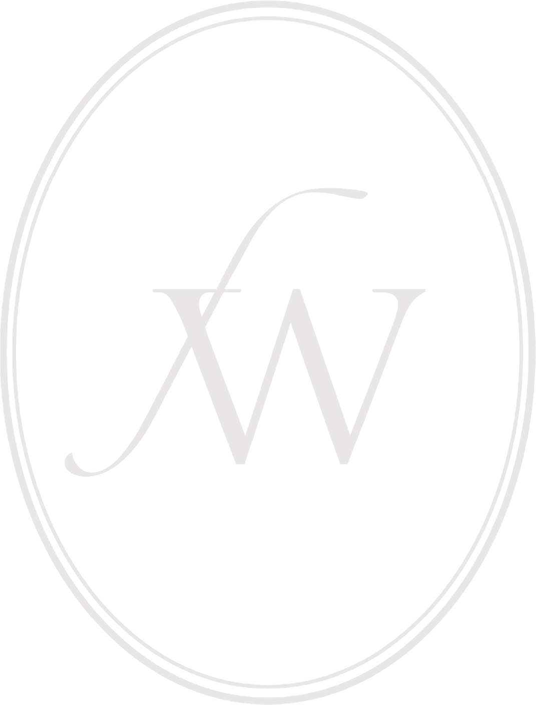 Elegant logo featuring a monogram with the letters 'W' and 'L' inside an oval outline.