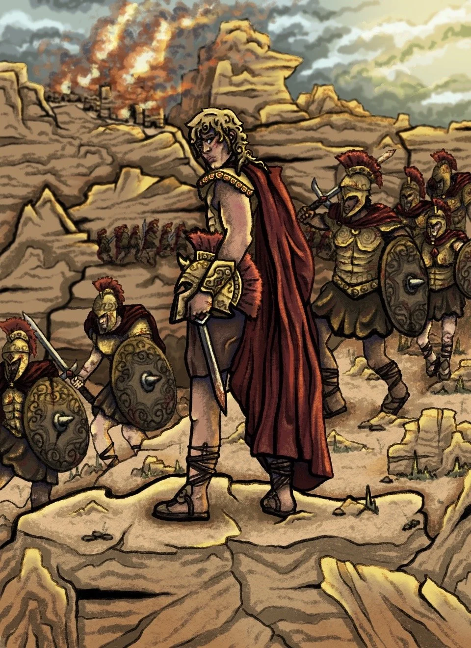 "Achilles Myth Part 2", 2024, Digital