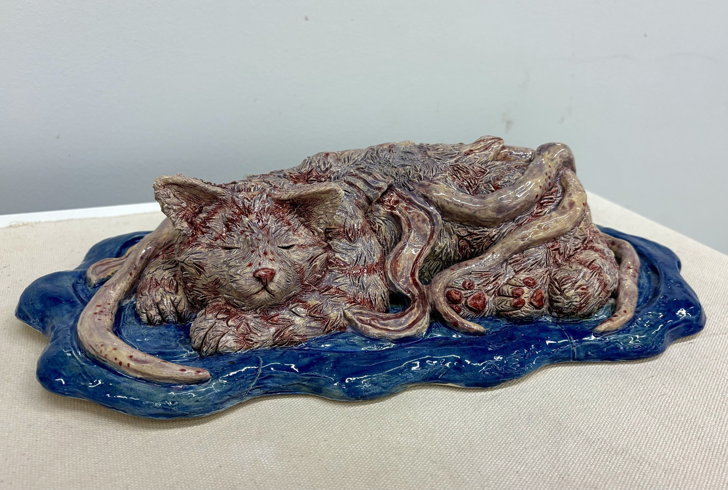 "Cat Jellyfish Self Portrait", 2023