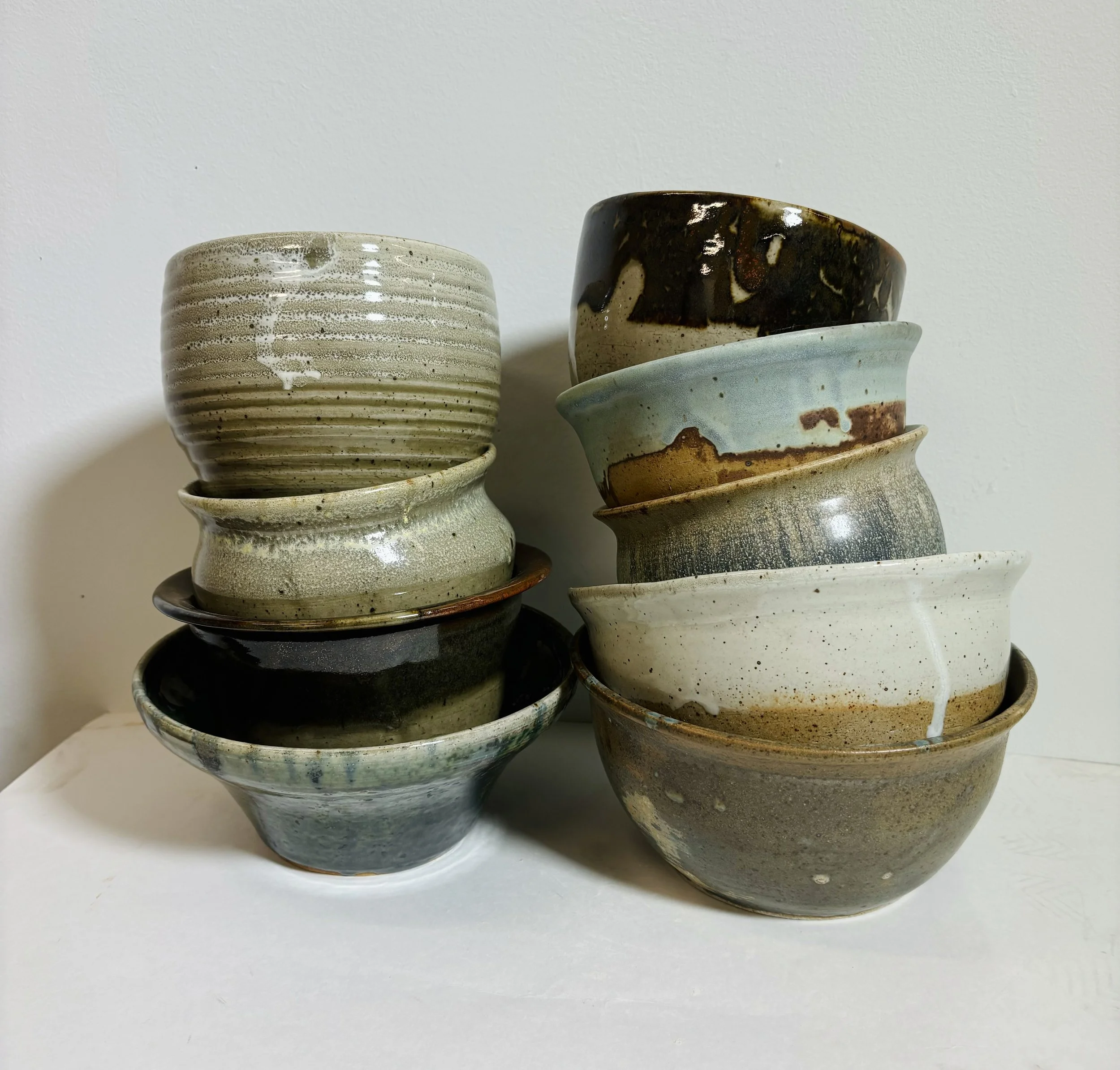 Reduction Fired Bowls