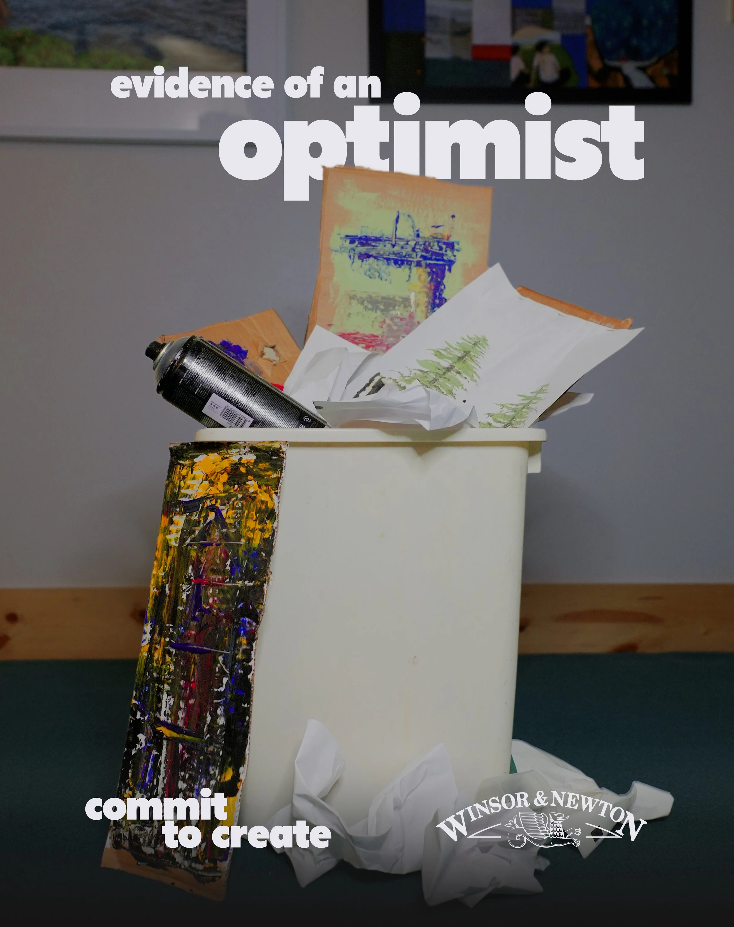 A print ad (left) and an Instagram ad.