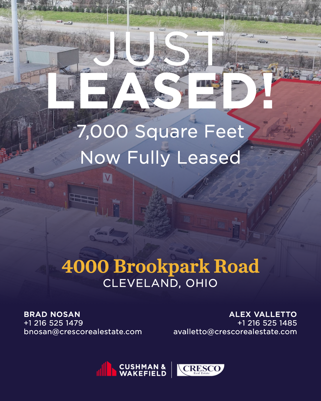 Fully leased. No longer available.