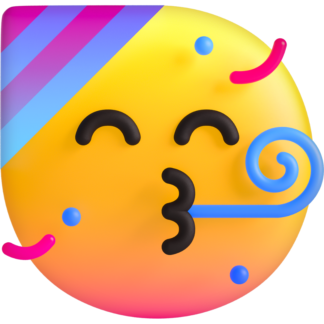 Emoji party hat