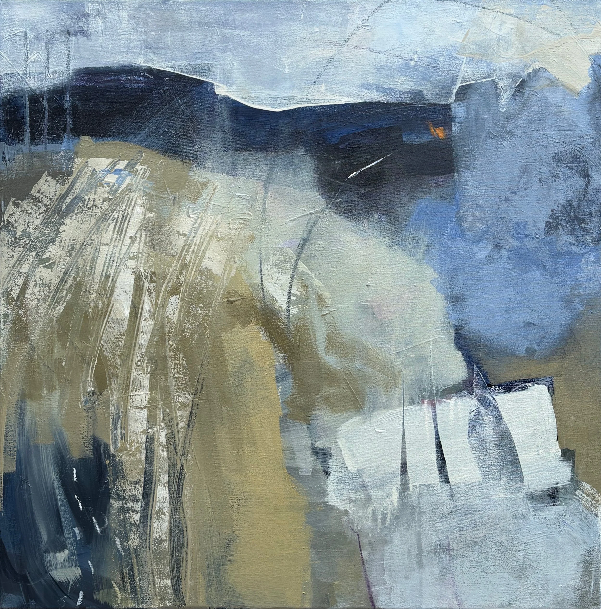 Skyline, 2026. Acrylic on canvas — 76 x 76 cm