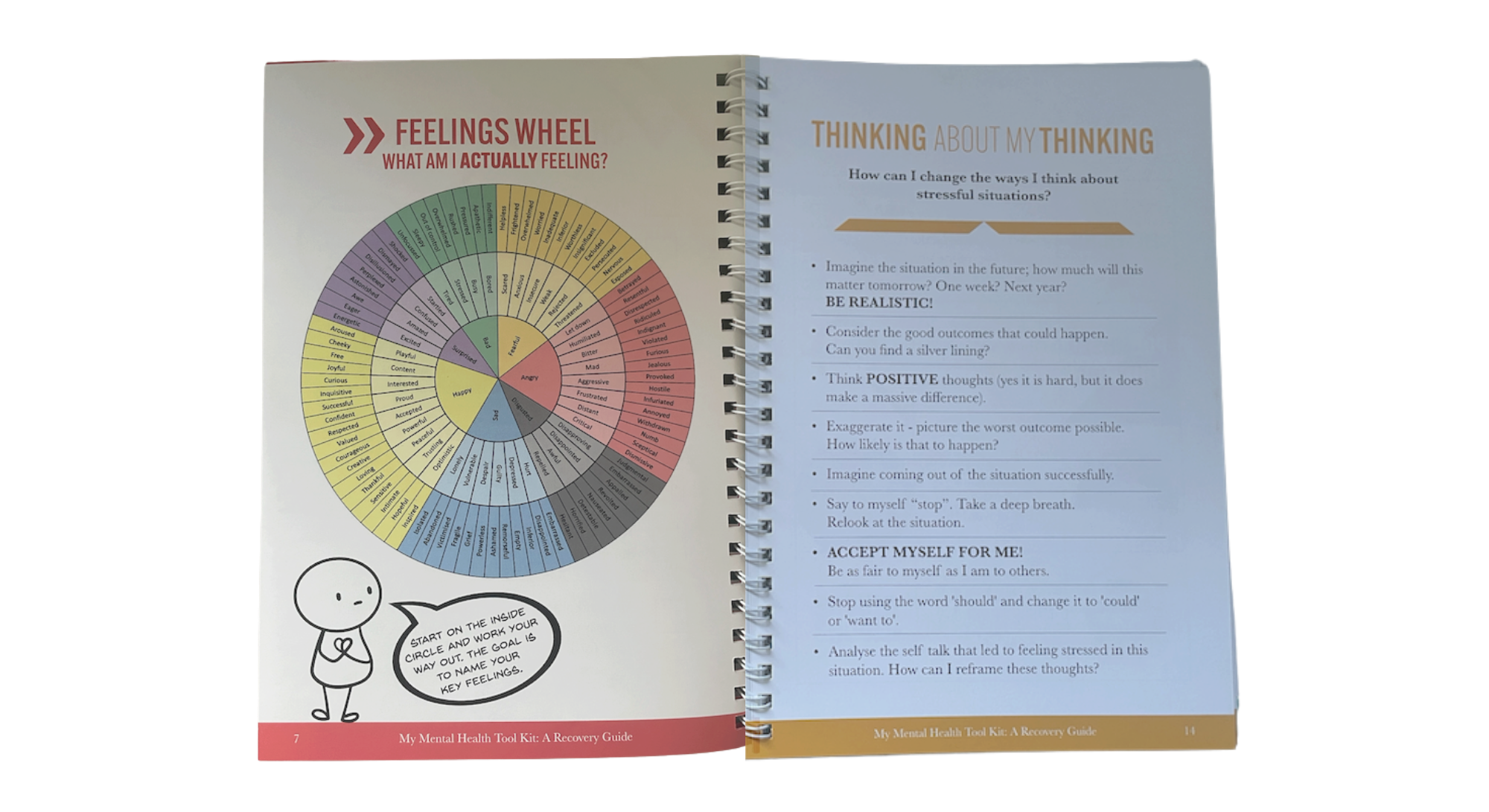 My Mental Health Tool Kit: A Recovery Guide Feelings Wheel