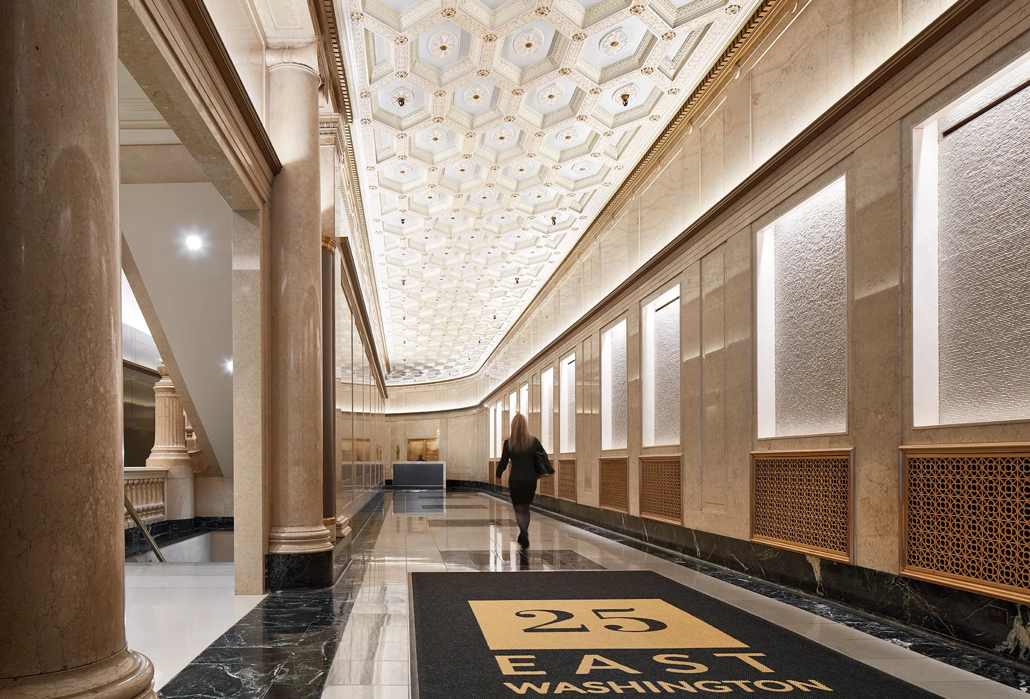 Historic Lobby Renovation : 25 East Washington