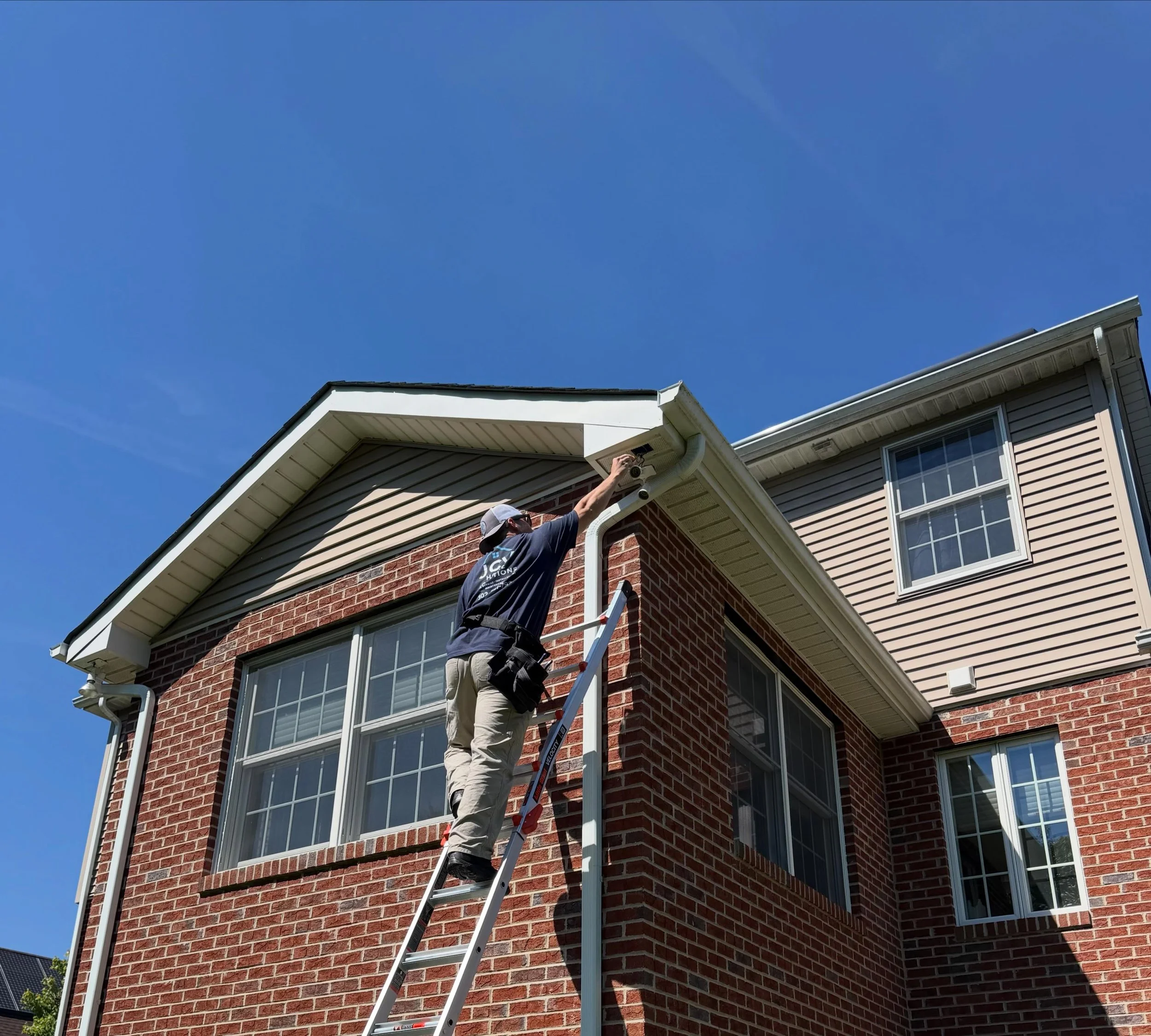 Just finished up this job for a customer.

I replaced all three garage door bottom seals to help keep out water, dirt, and pests, and swapped out three old exterior lights with new motion-sensor security lights.

Simple upgrades like these can make a