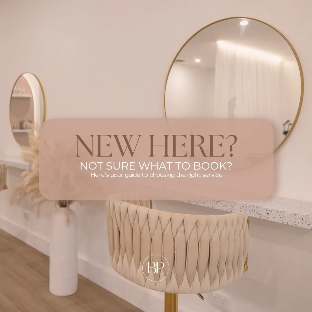 New here? We&rsquo;ve got you 🤍

Whether you&rsquo;re after effortless lashes, fuller brows, glowing skin or a little self-care moment, we&rsquo;re here to help you find the perfect treatment for YOU.

Not sure which service suits you best? Send us 