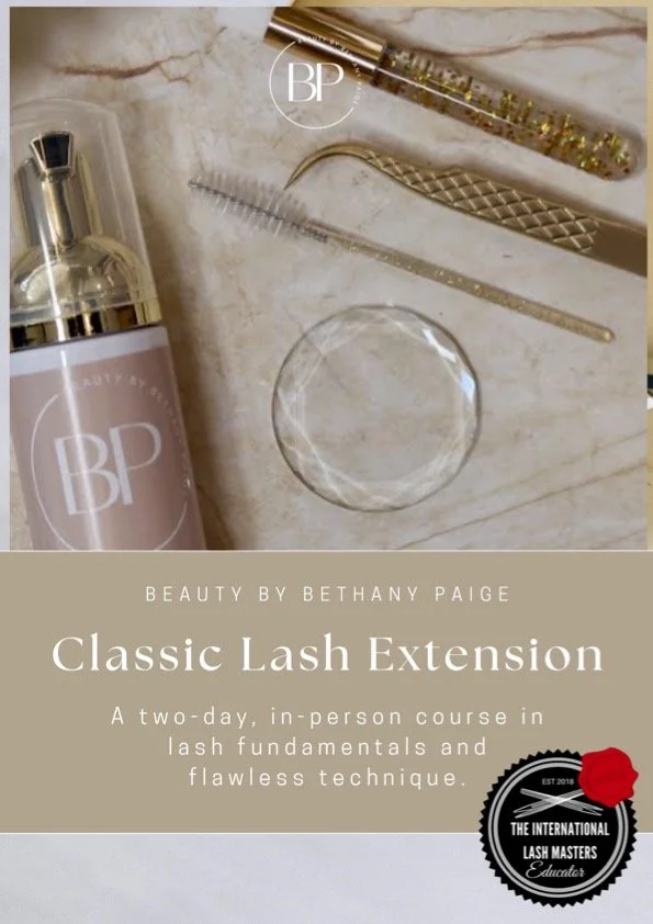 In Person - Classic Lash Extensions Course (kit + lunch included)