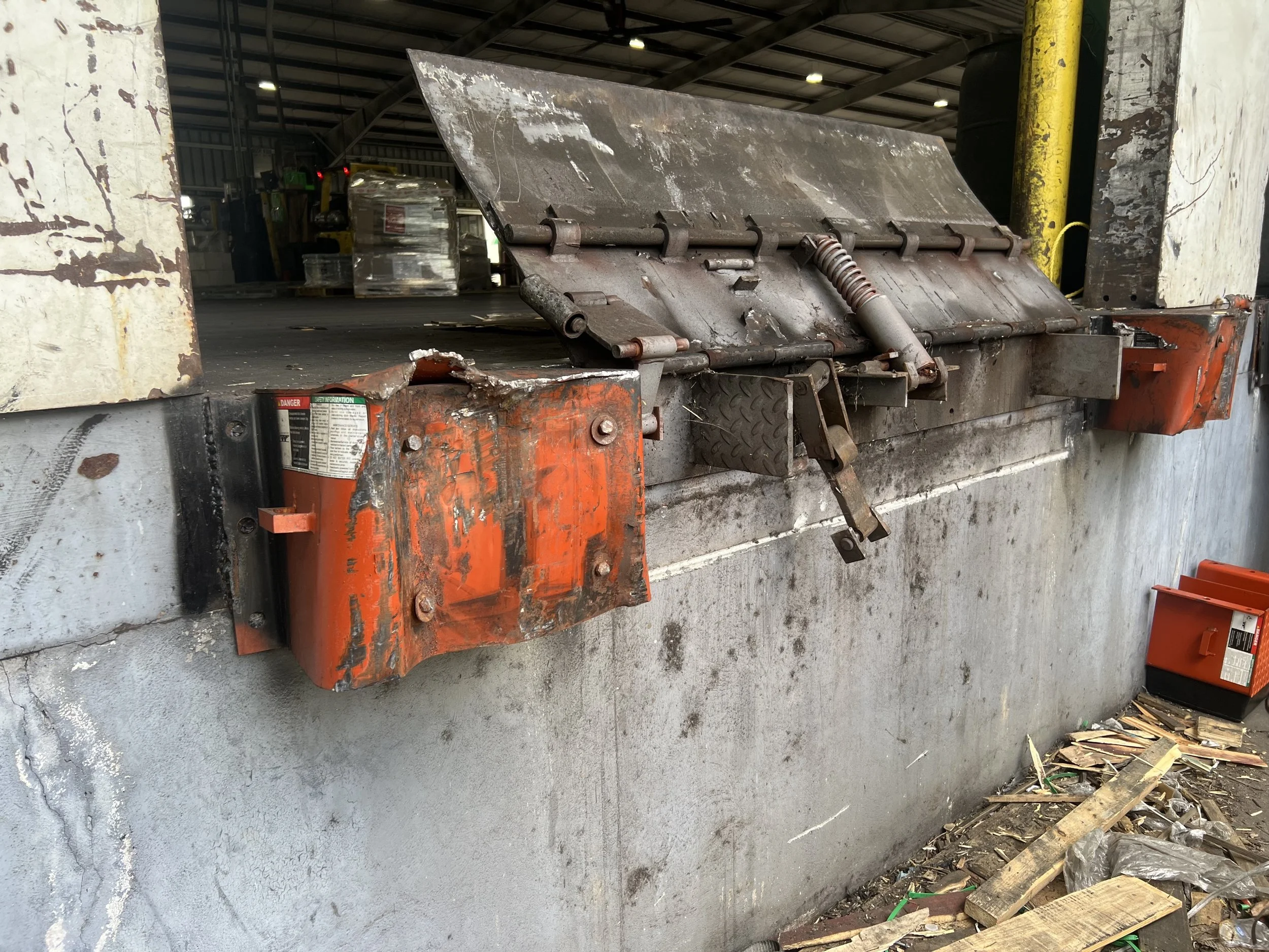 Before     EOD leveler and bumpers Atl Ga,
