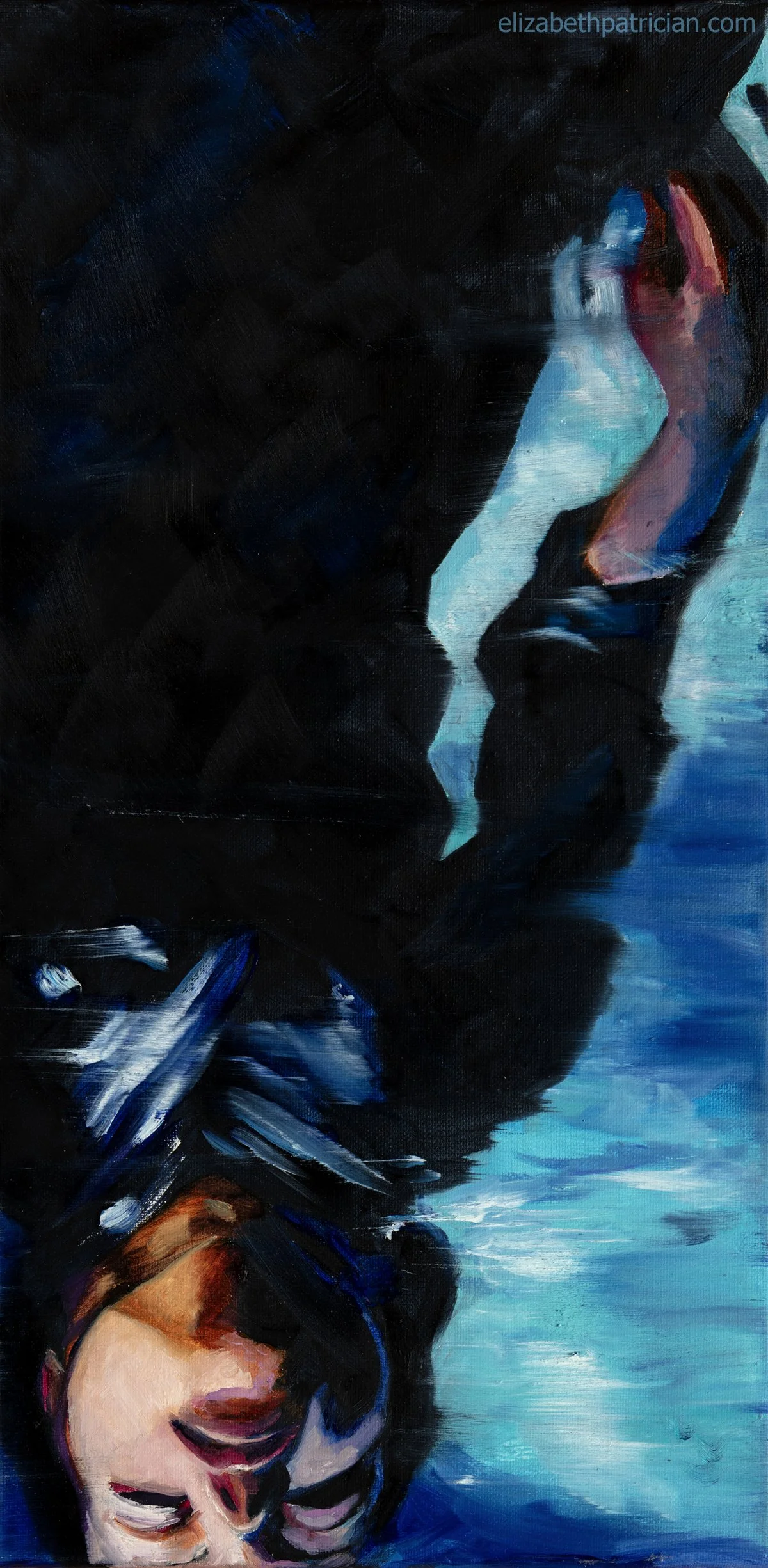 Descender 
Oil on canvas