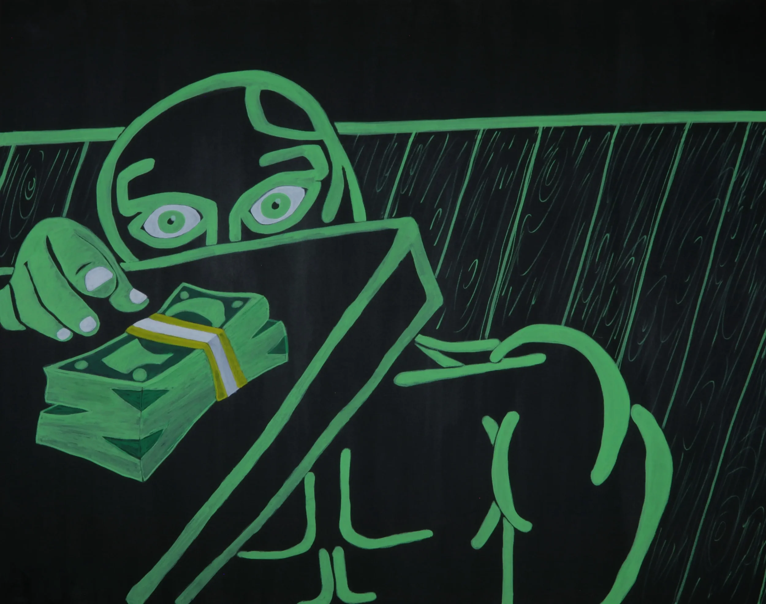 Cash  |  4ft x 5ft Acrylic