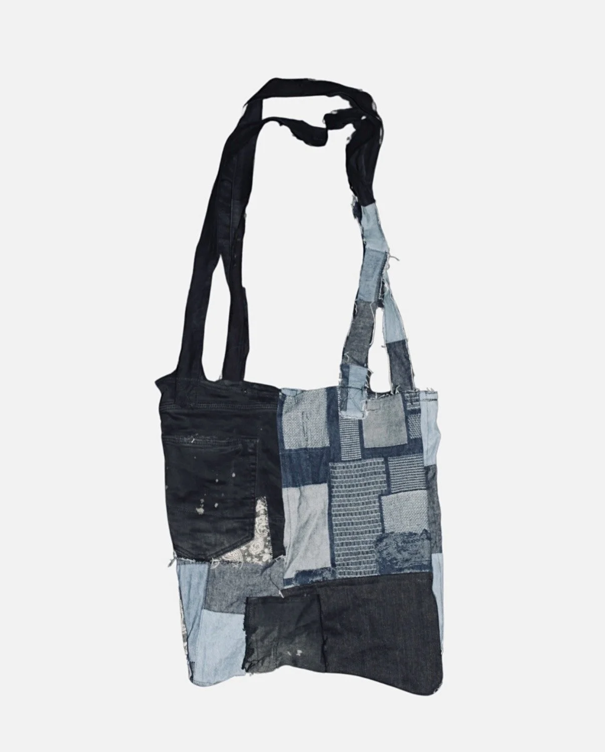 Elevate Patchwork Denim Tote