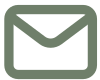 Email icon in dark green colour