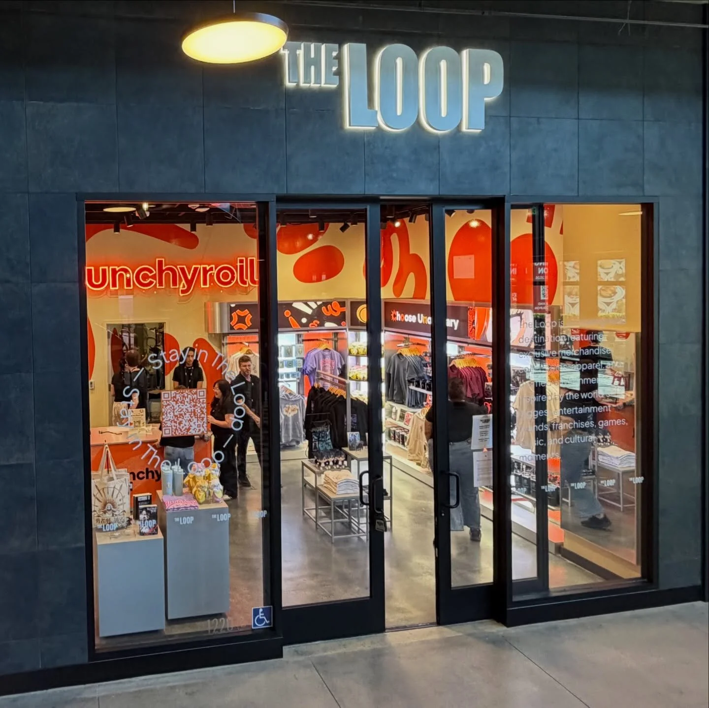 @DiscoverTheLoop opens this Friday, June 12 (1400) @WestfieldTopanga.

Discover the all-new shop with an interactive walk through experience and exclusive merch. Featuring three @CrunchyRoll Anime: @BananyaOfficial, Sentenced To Be A Hero and @SoloLe