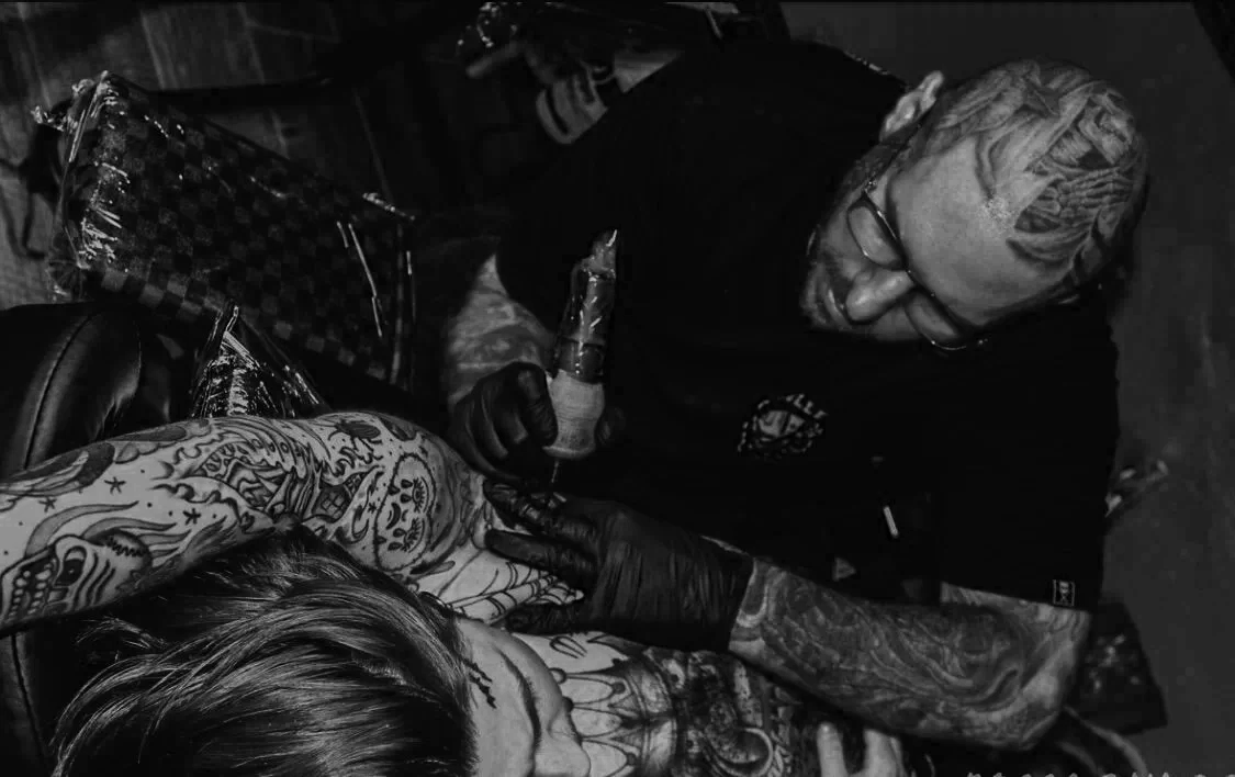 Ryan Cristan Tattooing at Prescott Tattoo Shop Still Vision Tattoo