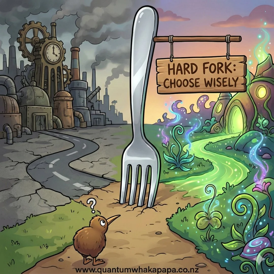 REFLECTIVE INSIGHT #025 - PROPERLY FORKED - WHY OUR ECONOMY AND PLANET ARE CRASHING WITHOUT OUR CONSENT