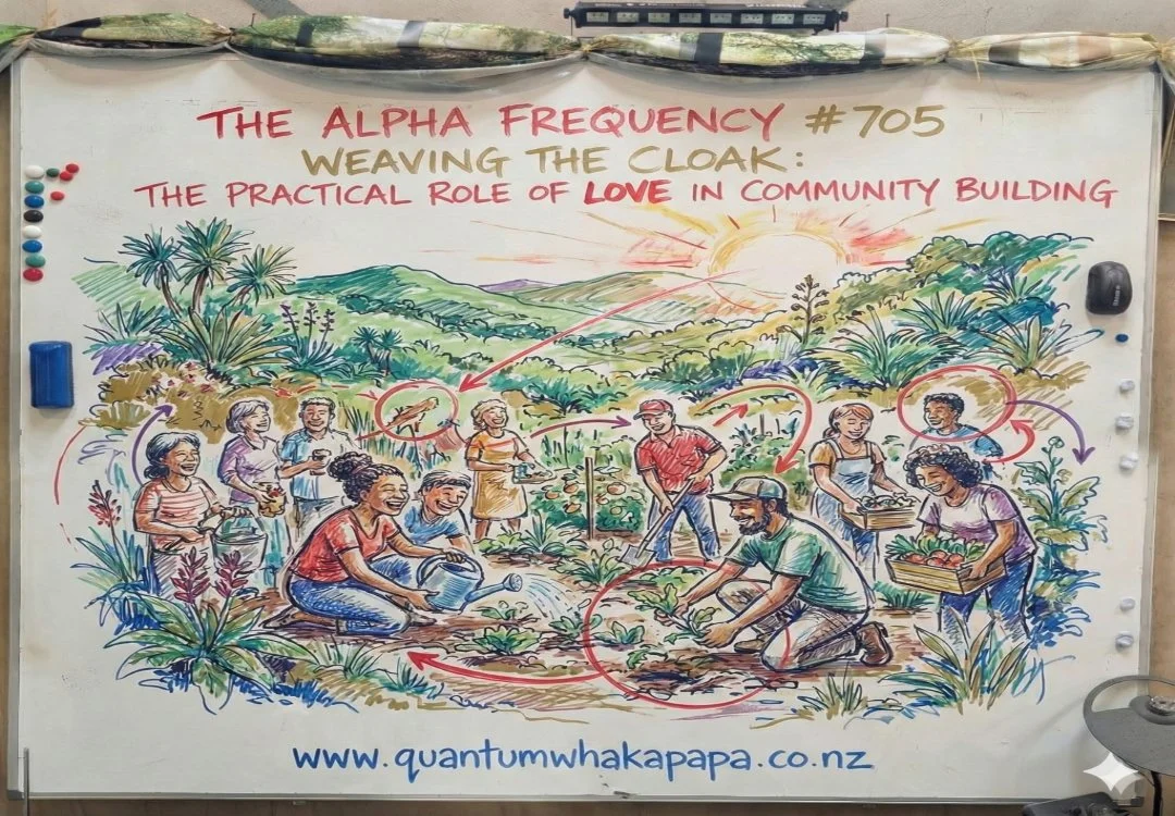 THE ALPHA FREQUENCY #705 - WEAVING THE CLOAK: THE PRACTICAL ROLE OF LOVE IN COMMUNITY BUILDING