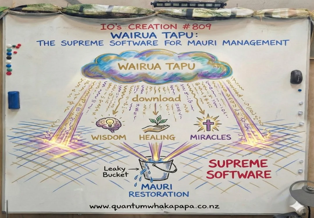 IO'S CREATION #809 - WAIRUA TAPU: THE SUPREME SOFTWARE FOR MAURI MANAGEMENT