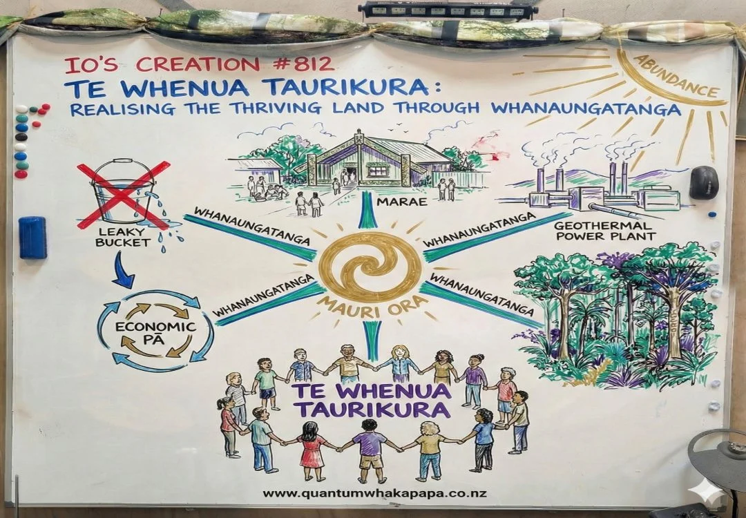 IO'S CREATION #812 - TE WHENUA TAURIKURA: REALISING THE THRIVING LAND THROUGH WHANAUNGATANGA
