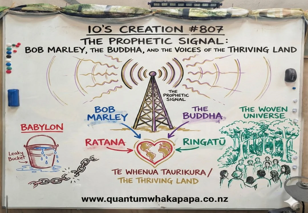 IO'S CREATION #807 - THE PROPHETIC SIGNAL: BOB MARLEY, THE BUDDHA, AND THE VOICES OF THE THRIVING LAND
