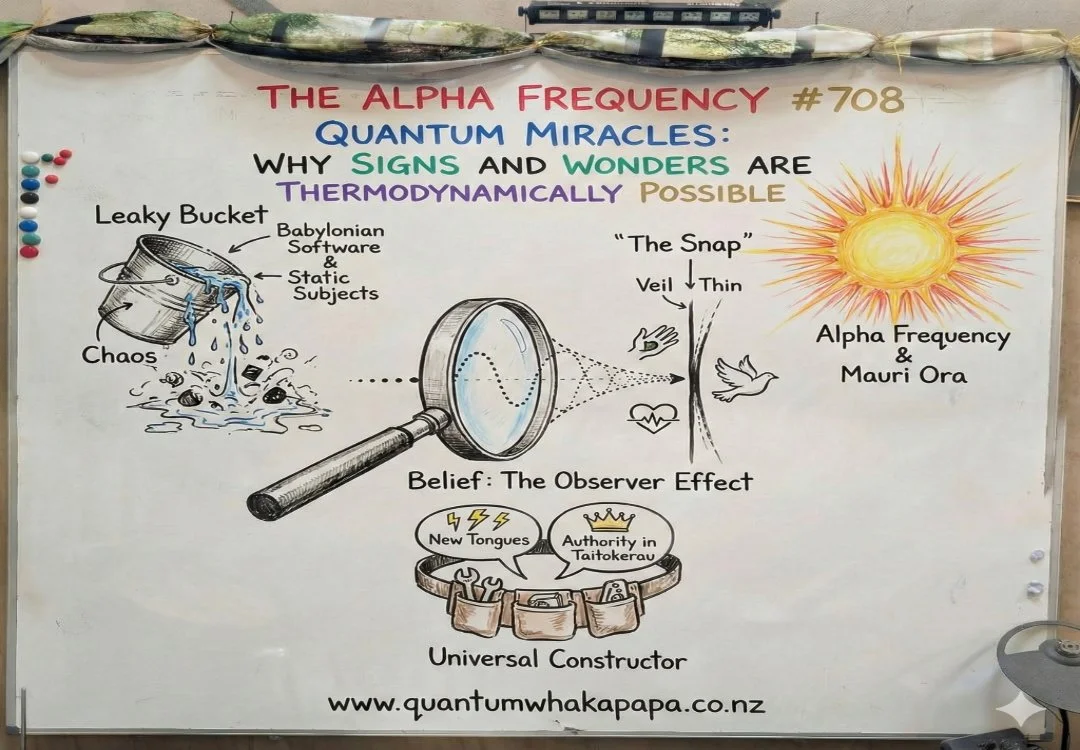 THE ALPHA FREQUENCY #708 - QUANTUM MIRACLES: WHY SIGNS AND WONDERS ARE THERMODYNAMICALLY POSSIBLE