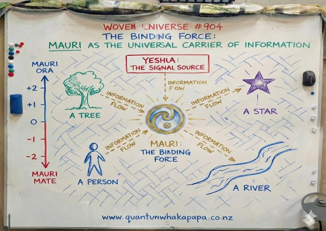WOVEN UNIVERSE #904 - THE BINDING FORCE: MAURI AS THE UNIVERSAL CARRIER OF INFORMATION