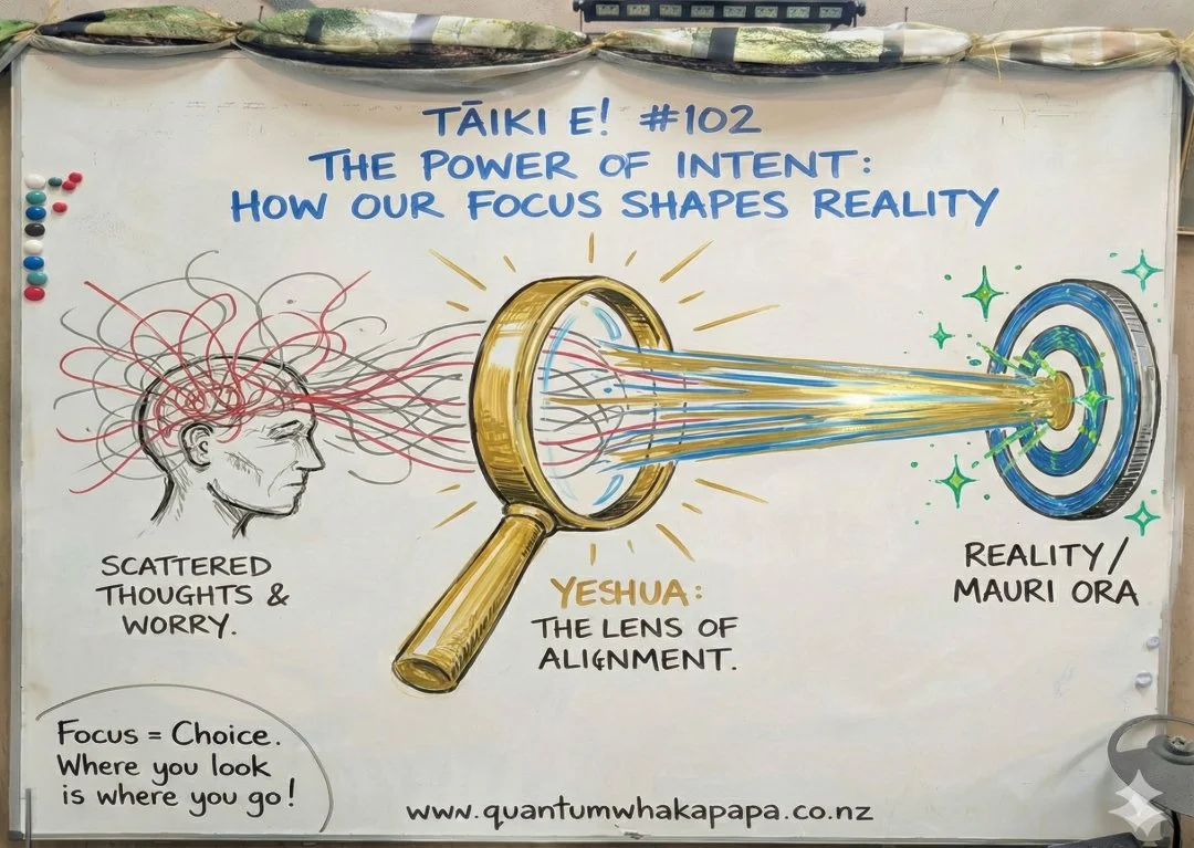 TĀIKI E! #102 - THE POWER OF INTENT: HOW OUR FOCUS SHAPES REALITY