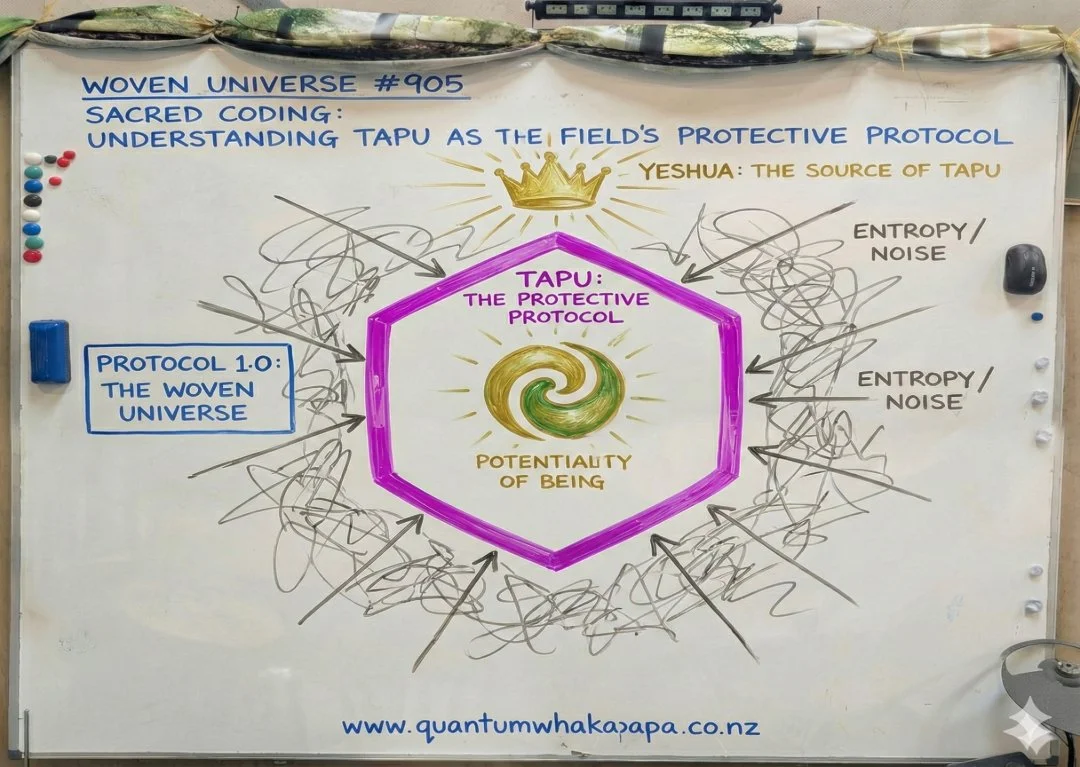 WOVEN UNIVERSE #905 - SACRED CODING: UNDERSTANDING TAPU AS THE FIELD'S PROTECTIVE PROTOCOL