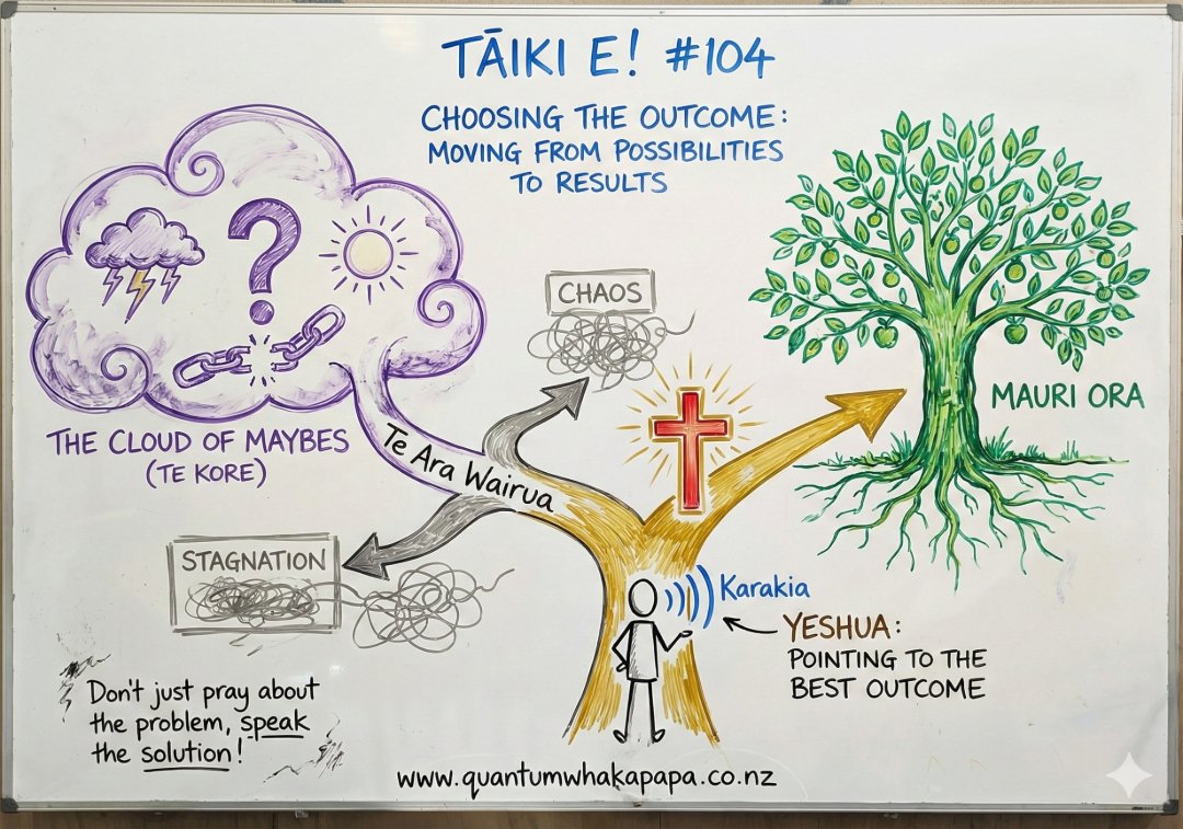 TĀIKI E! #104 - CHOOSING THE OUTCOME: MOVING FROM POSSIBILITIES TO RESULTS