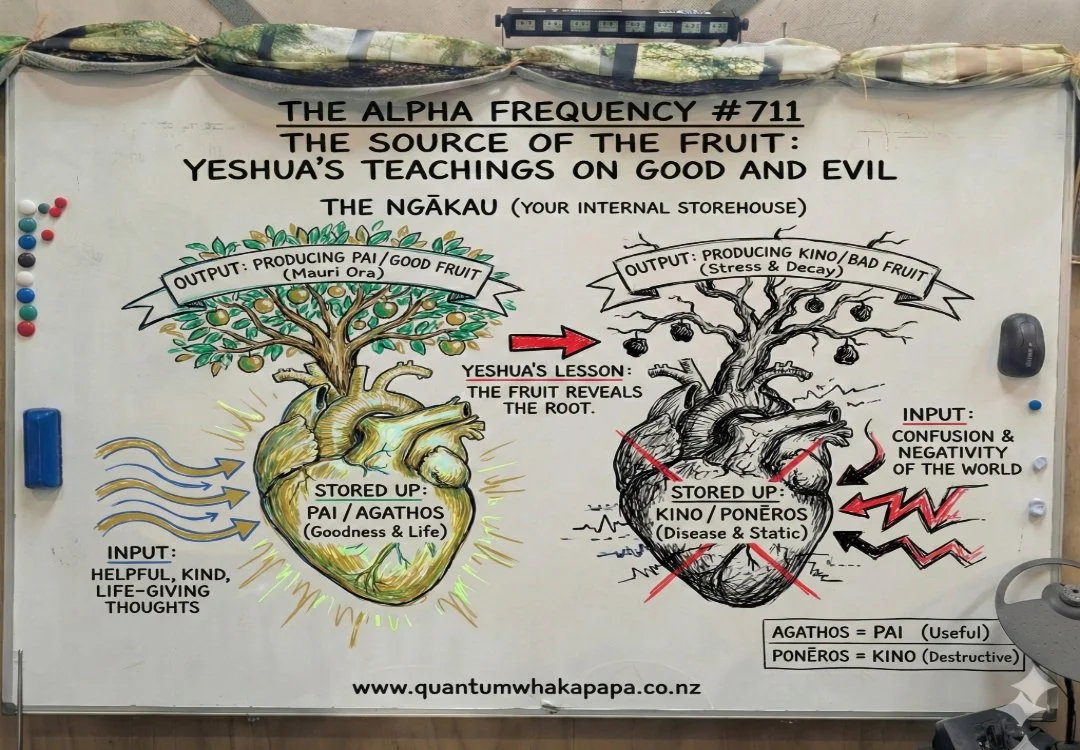 THE ALPHA FREQUENCY #711 - THE SOURCE OF THE FRUIT: YESHUA’S TEACHINGS ON GOOD AND EVIL