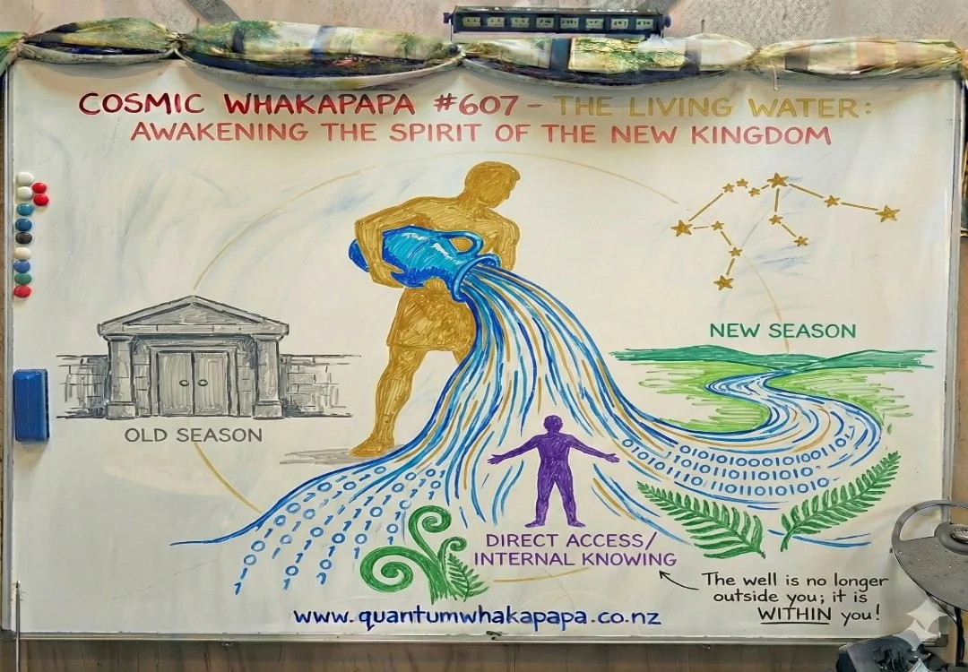 COSMIC WHAKAPAPA #607 - THE LIVING WATER: AWAKENING THE SPIRIT OF THE NEW KINGDOM