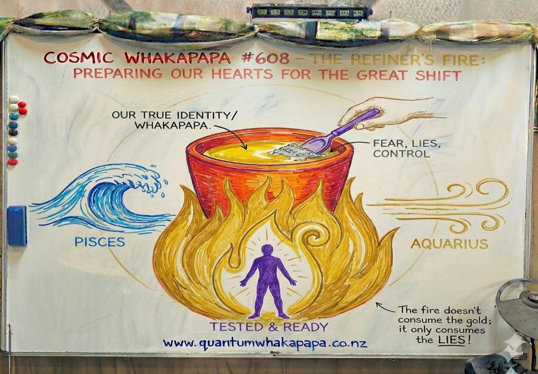 COSMIC WHAKAPAPA #608 - THE REFINER’S FIRE: PREPARING OUR HEARTS FOR THE GREAT SHIFT