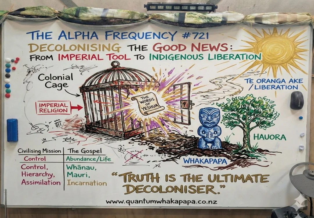 THE ALPHA FREQUENCY #721 - DECOLONISING THE GOOD NEWS: FROM IMPERIAL TOOL TO INDIGENOUS LIBERATION