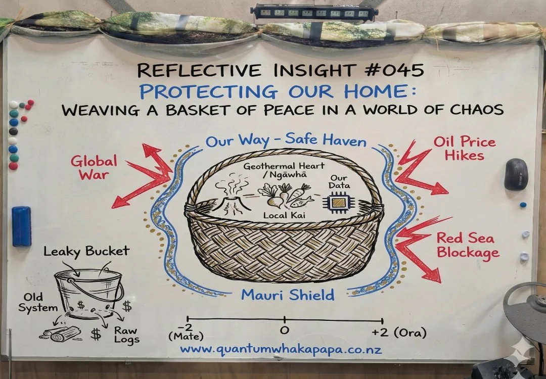 REFLECTIVE INSIGHT #045 - PROTECTING OUR HOME: WEAVING A BASKET OF PEACE IN A WORLD OF CHAOS