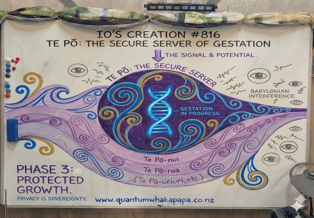 IO'S CREATION #816 - TE PŌ: THE SECURE SERVER OF GESTATION