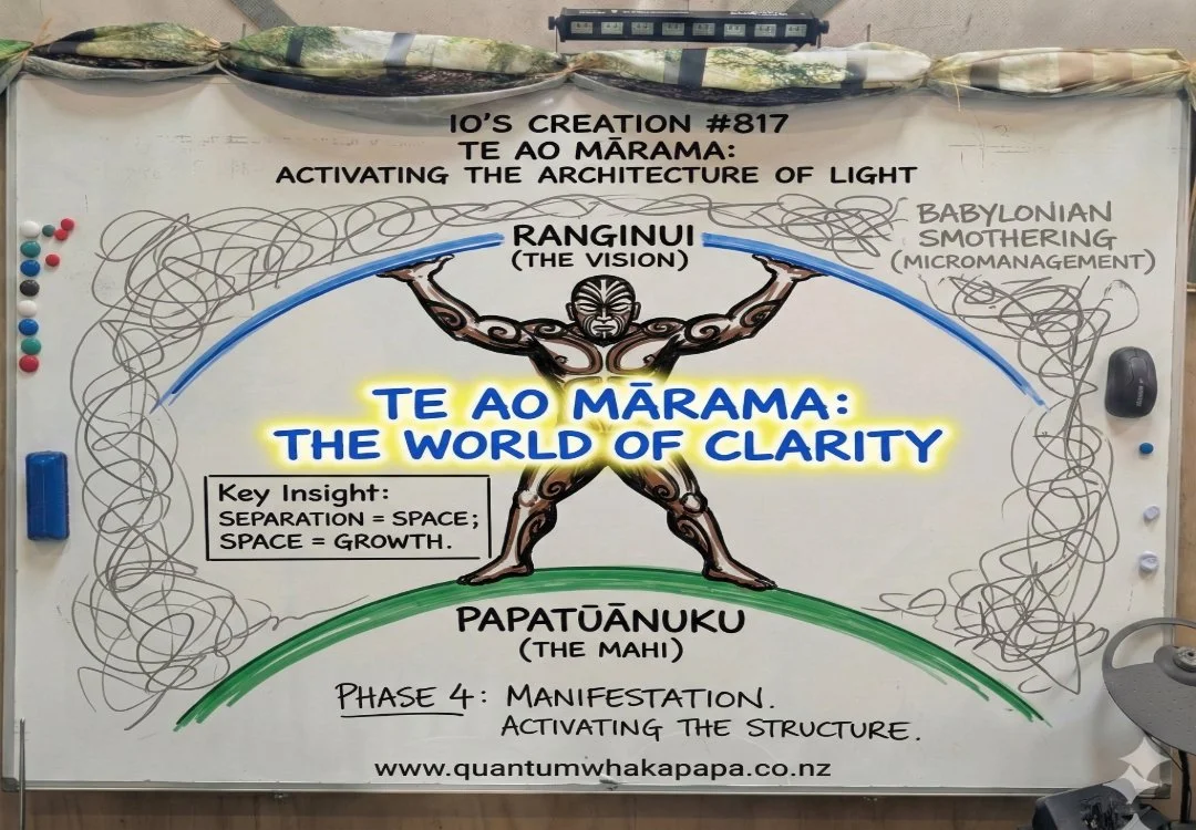 IO'S CREATION #817 - TE AO MĀRAMA: ACTIVATING THE ARCHITECTURE OF LIGHT