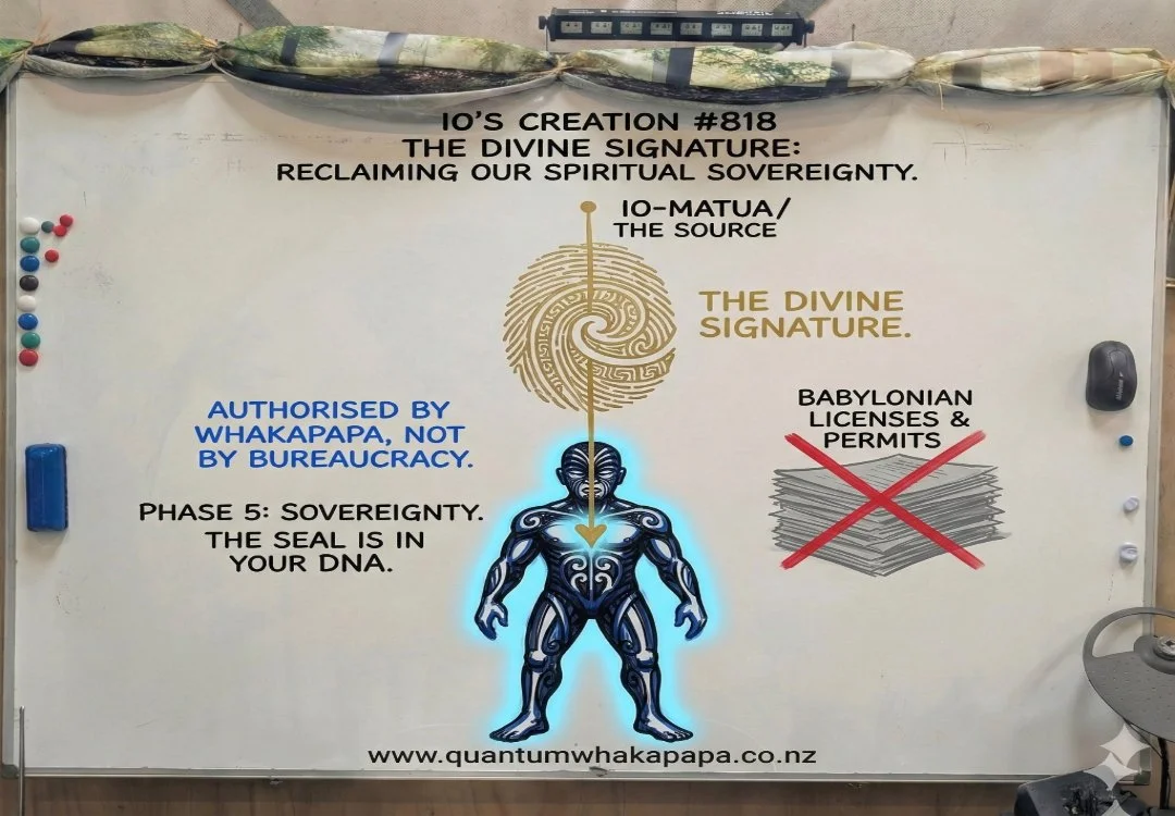 IO'S CREATION #818- THE DIVINE SIGNATURE: RECLAIMING OUR SPIRITUAL SOVEREIGNTY