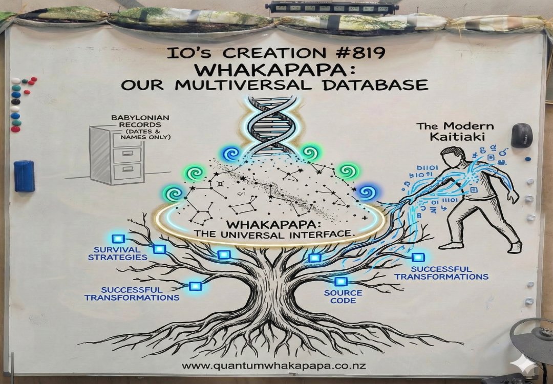 IO'S CREATION #819 - WHAKAPAPA: OUR MULTIVERSAL DATABASE