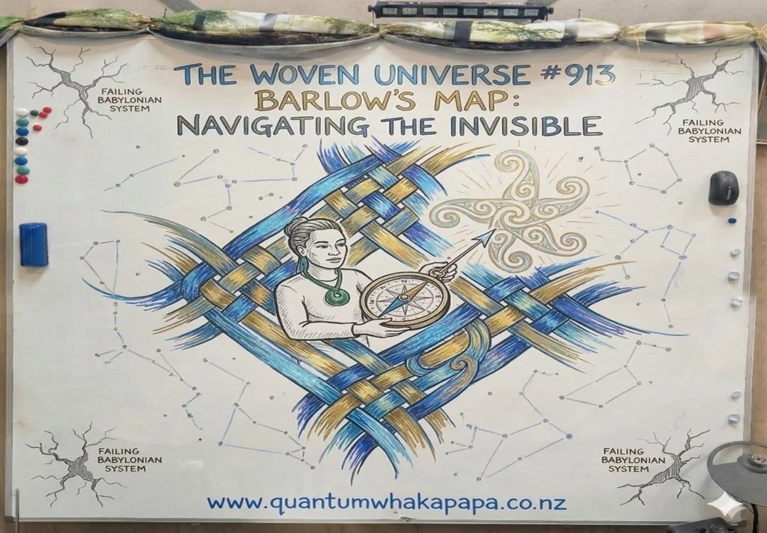 THE WOVEN UNIVERSE #913 - BARLOW’S MAP: NAVIGATING THE INVISIBLE
