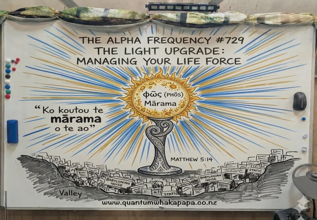 THE ALPHA FREQUENCY #729 - THE LIGHT UPGRADE: MANAGING YOUR LIFE FORCE