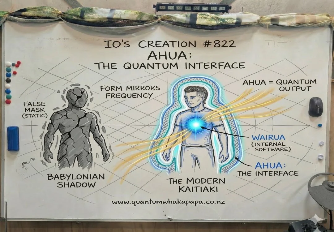 IO'S CREATION #822 - AHUA: THE QUANTUM INTERFACE