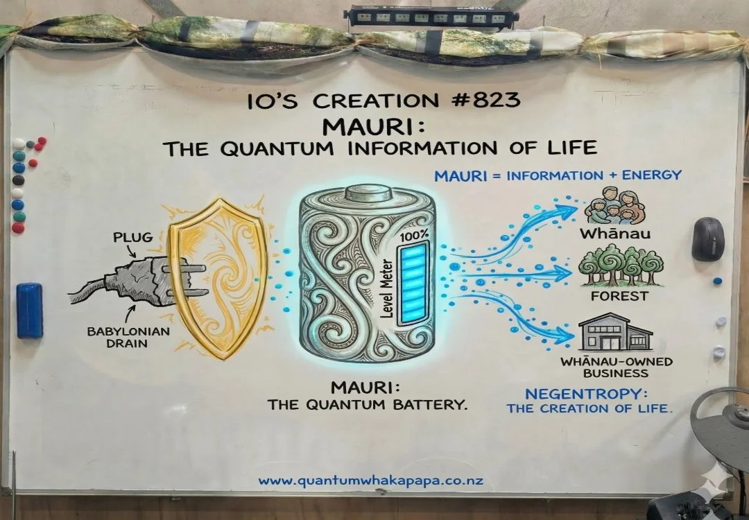 IO'S CREATION #823 - MAURI: THE QUANTUM INFORMATION OF LIFE