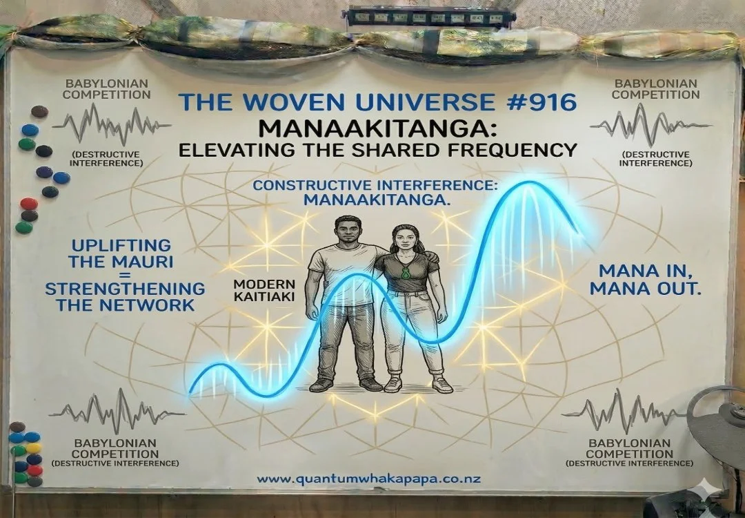 THE WOVEN UNIVERSE #916 - MANAAKITANGA: ELEVATING THE SHARED FREQUENCY