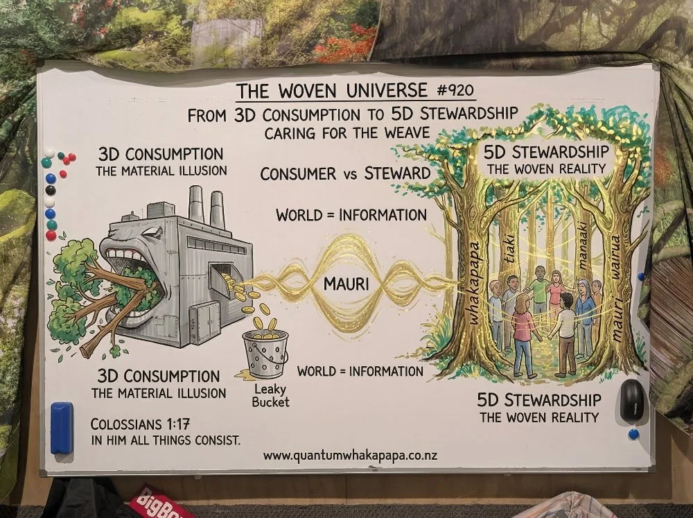 THE WOVEN UNIVERSE #920 - MOVING FROM 3D CONSUMPTION TO 5D STEWARDSHIP
